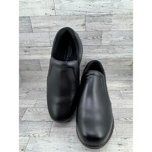 Gravity Defyer Corrective Fit TB9038MBL Black Leather Slip On Shoes Men Sz 11.5W